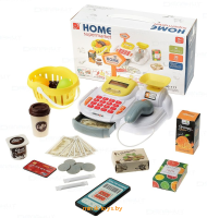 Касса детская с деньгами, игра в супермаркет магазин, 668-118