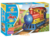 Игрушка-конструктор - Паровозик, сборная модель, Звезда 5217з