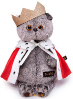 Мягкая игрушка - Кот Басик Царь 22 см, Budi Basa Ks22-159 Мягкая игрушка - Кот Басик Царь 22 см, Budi Basa Ks22-159