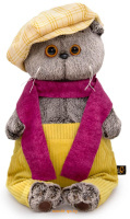 Мягкая игрушка - Кот Басик в кепке и шарфе 22 см, Budi Basa Ks22-224 Мягкая игрушка - Кот Басик в кепке и шарфе 22 см, Budi Basa Ks22-224