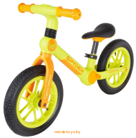 Беговел с надувными колёсами Spyder зеленый, Tech Team 073389