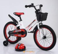 Велосипед детский с магниевой рамой - Delta Prestige, 16" (красный/,белый)