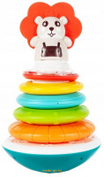 Детская развивающая пирамидка неваляшка - Stacking Rings, Huanger HE0294
