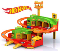 Игровой набор Hot Weels - Парковка с вертолетной площадкой, Н-431229