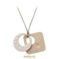 Украшение-прорезыватель Мотти с двумя кулонами, People KM023 - Minsktoys.by