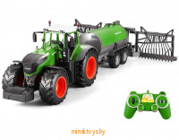 Трактор радиоуправляемый, 1:16, Double Eagle E355-003, сельскохозяйственный - Minsktoys.by