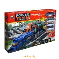 Железная дорога с машинками и автовозом - Power Train, 2084