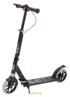 Самокат городской с ручным тормозом - Tech Team Delta Scooter, серый - Minsktoys.by