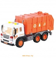 Инерционная машинка - Мусоровоз, (свет, звук), 1:16. WenYi WY340A - Minsktoys.by