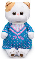 Игрушка мягкая - Кошка Ли-Ли в бирюзовом свитере 24 см, Budi Basa LK24-096