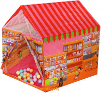 Детская палатка игровая - Магазин с шариками, J1030