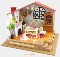 Интерьерный конструктор Румбокс - Дом в стиле шале, HOBBY DAY M2202