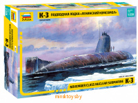 Подводная лодка “Ленинский Комсомол” К-3, сборная модель, Zvezda 9035з - Minsktoys.by