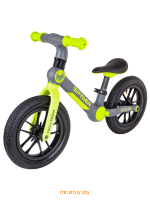 Беговел с надувными колёсами Spyder серый, Tech Team 072061