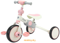 Беговел-велосипед для девочек 3 в 1 - Flint Rose трансформер с педалями, BG-F- 109-4